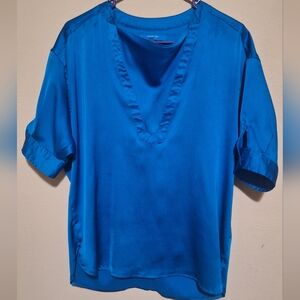 Derek Lam Royal Blue Short Sleeve Tee
